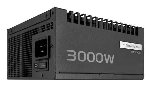 ASUS ASUS-PRO-WS-3000P enhed til strømforsyning 3000 W 20+4 pin ATX ATX Sort