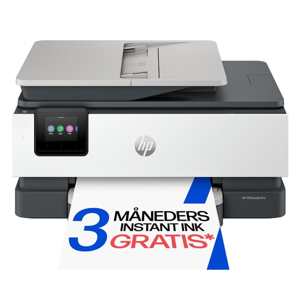HP OfficeJet Pro 8125e Trådløst All-in-One Farve Printer, Instant Ink; 2-sidet printning