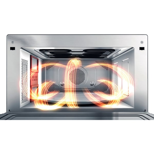 Whirlpool Supreme Chef MWSC 9133 SX Musta, Ruostumaton teräs Yhdistelmämikroaaltouuni Pöytämalli 33 L 1000 W