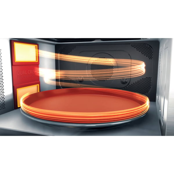 Whirlpool Supreme Chef MWSC 9133 SX Musta, Ruostumaton teräs Yhdistelmämikroaaltouuni Pöytämalli 33 L 1000 W