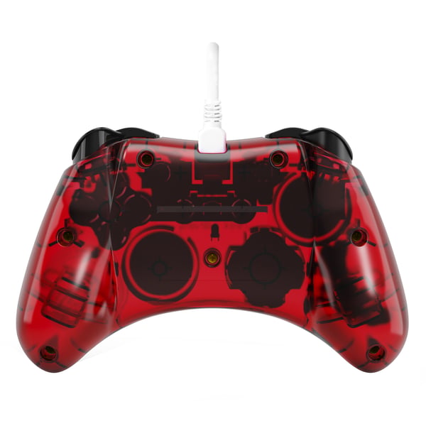 PDP Rock Candy: Mario Punch Röd, Translucent USB Spelplatta Analog / Digital Nintendo Switch, Nintendo Switch Lite, Nintendo Switch OLED