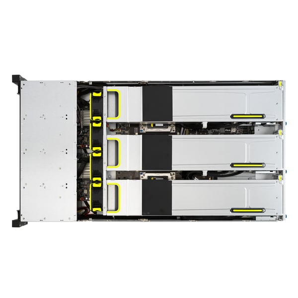 ASUS RS720-E11-RS24U Intel C741 Rack (2U) Svart, Silver