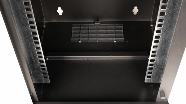 Equip EWM-09-3030-B stativ 9U Vægmonteret stativ Sort