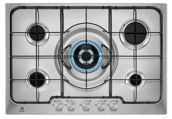 Electrolux PX750UV Rustfrit stål Indbygget 75 cm Gaskomfur 5 zone(s)