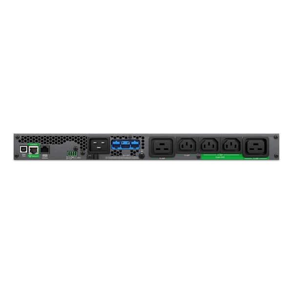 APC SRTL3KRM1UIC UPS-virtalähde Taajuuden kaksoismuunnos (verkossa) 3 kVA 3000 W 5 AC-pistorasia(a)