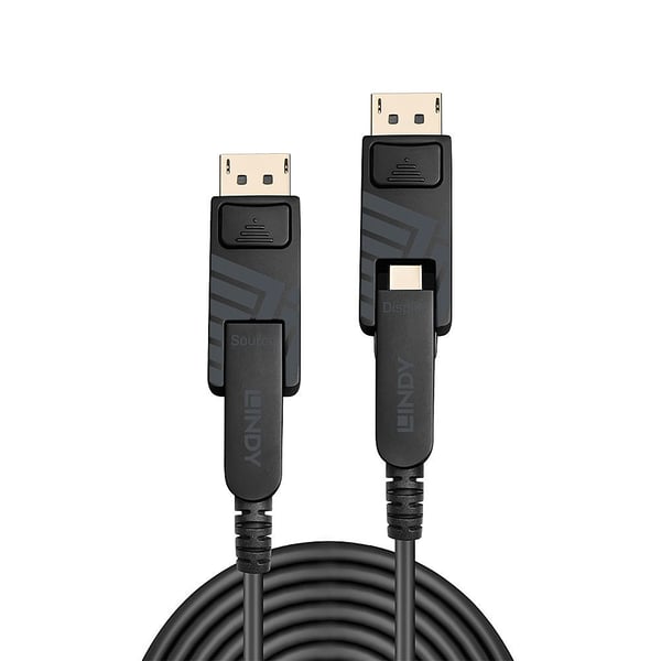 Lindy 38486 DisplayPort-kaapeli 100 m Mini DisplayPort Musta Lindy 38486 DisplayPort-kaapeli 100 m Mini DisplayPort Musta