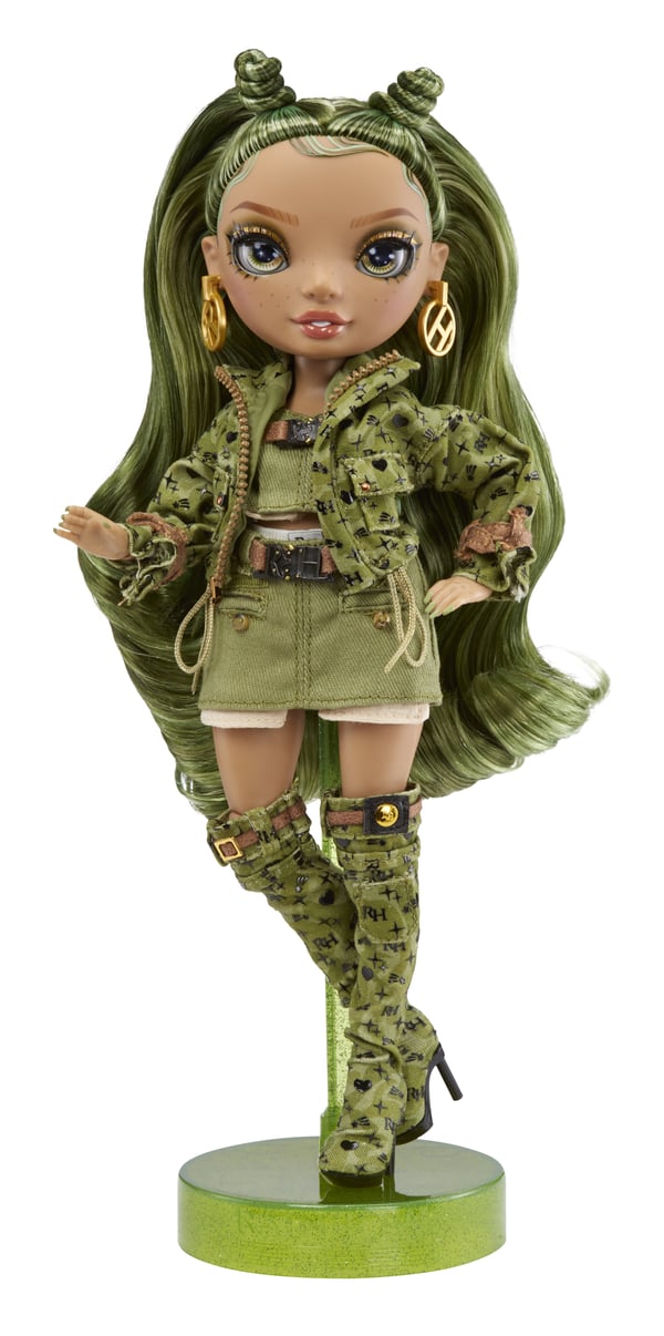 Rainbow High Green Fashion Doll- Olivia Woods