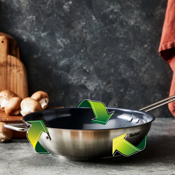 Tefal Nordica H8711955 paistinpannu Vokki-/öljyvokkipannu Pyöreä