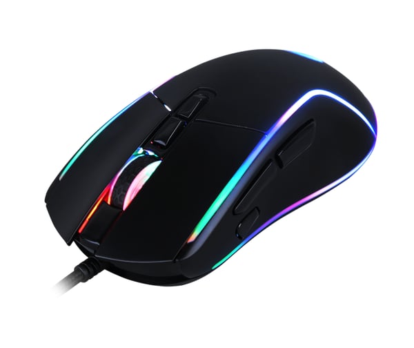 Deep Gaming DeepDarth mus Spil Højre hånd USB Type-A Optisk 6400 dpi