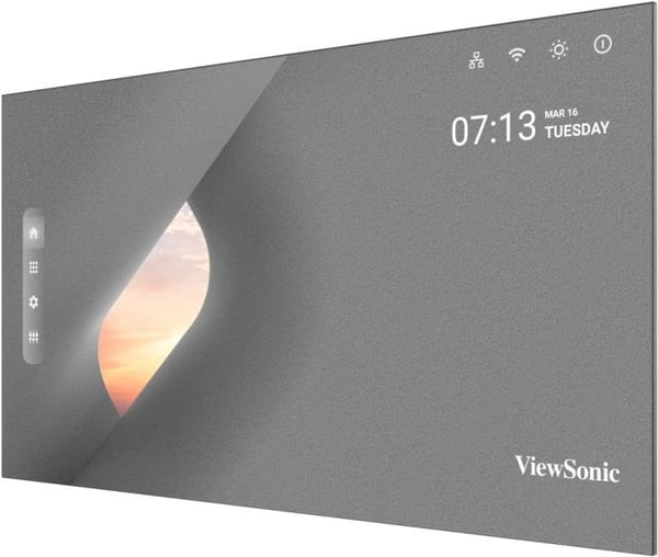 Viewsonic LDM136-151 infonäyttö Digitaalinen litteä infotaulu 3,45 m (136") LED Wi-Fi 600 cd/m² Musta Android 9