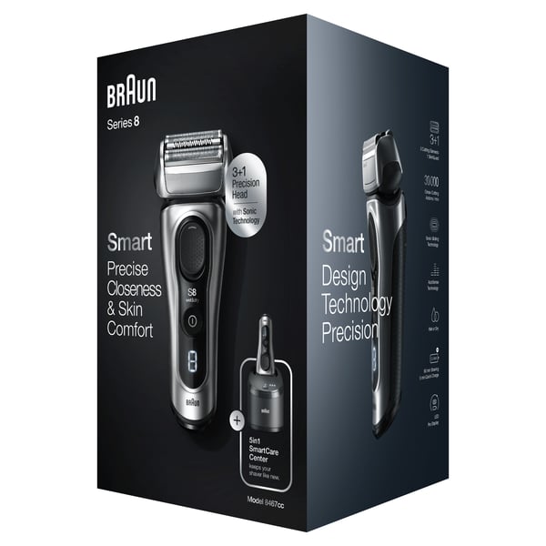 Braun Series 8 81744520 rakapparater för män Folierakapparat Silver