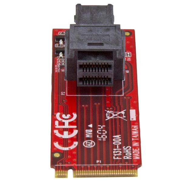 StarTech.com U.2 (SFF-8643) till M.2 PCI Express 3.0 x4 adapterkort för 2,5\" U.2 NVMe SSD - Gränssnitt