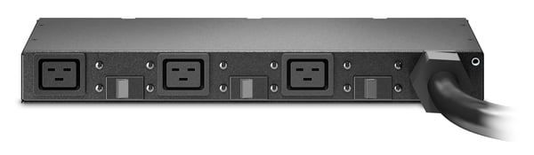 APC AP6038A strømforsyningsenhed (PDU) 3 AC stikkontakt(er) 0U/1U Sort