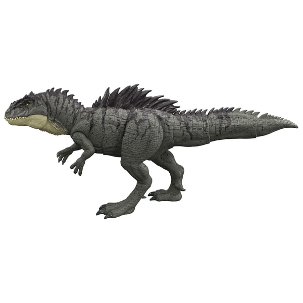 Jurassic World Colossal Chomp Giganotosaurus-figur med stort bid, angreb i flere retninger