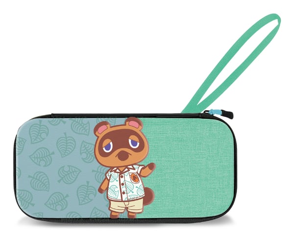 PDP Slim Deluxe: Animal Crossing Tom Nook Hardshell case -kotelo Nintendo Sininen, Vihreä