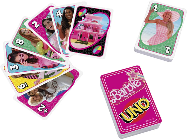 Mattel Games UNO Barbie The Movie