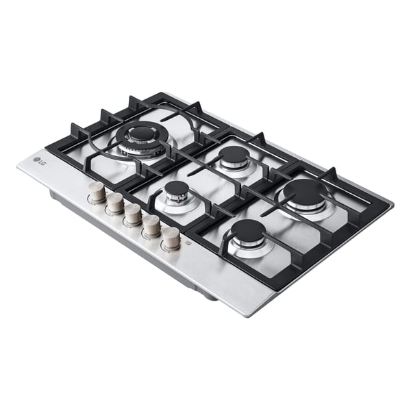 LG CBGZ3016S Ruostumaton teräs Kiinteä 75 cm Kaasuliesi 5 alue(tta)