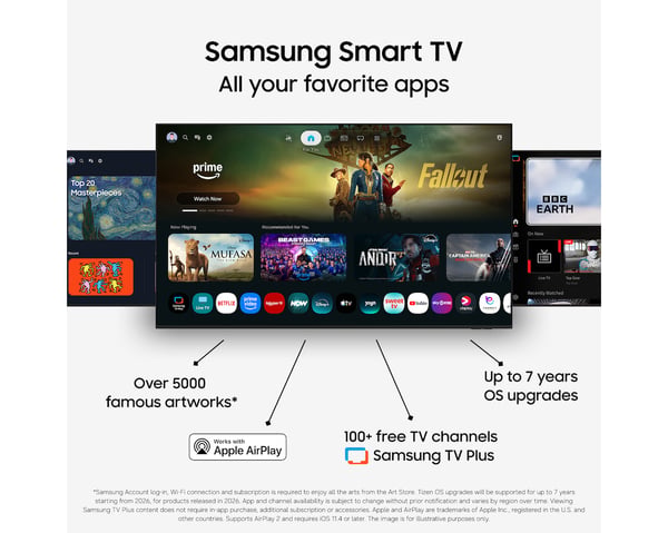 Samsung The Frame TQ85LS03HWUXXC tv 2,16 m (85") 4K Ultra HD Älytelevisio Wi-Fi Musta