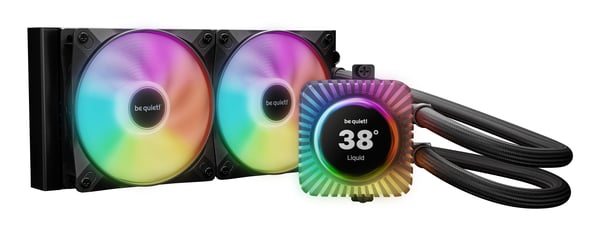 be quiet! LIGHT LOOP IO LCD | 240mm Processor Allt-i-ett vätskekylare 12 cm Svart 1 styck