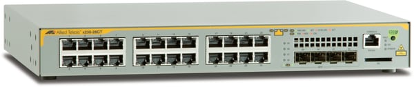 Allied Telesis AT-x230-28GT-50 Hallittu L3 Gigabit Ethernet (10/100/1000) 1U Harmaa