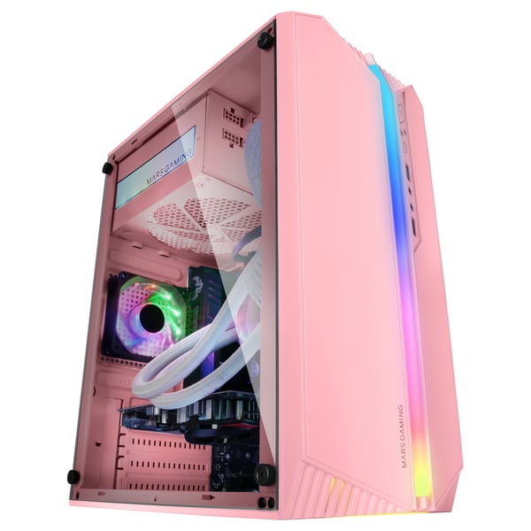 Mars Gaming MC-S1 Mini Tower Lyserød