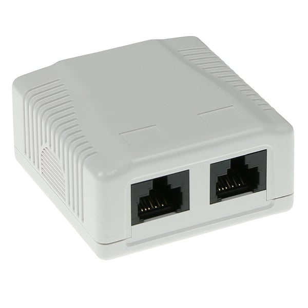 ACT FA6002 uttagboxar RJ-45 Vit