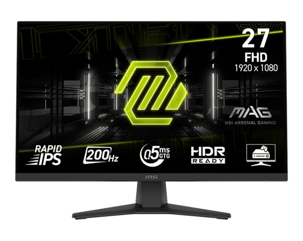 MSI MAG 272F platta pc-skärmar 68,6 cm (27") 1920 x 1080 pixlar Full HD Svart