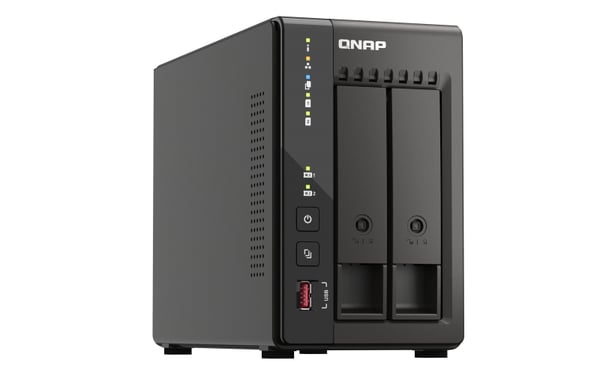 QNAP TS-253E NAS Tower Intel® Celeron® J6412 8 GB 0 TB QNAP QTS Sort