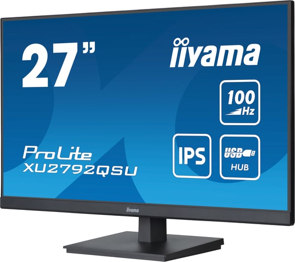 iiyama ProLite computerskærm 68,6 cm (27") 2560 x 1440 pixel Quad HD LED Sort