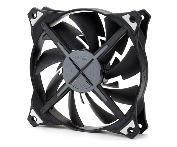 Zalman ZM-DF12 Computerkølesystem Computerkabinet Ventilator 12 cm Sort
