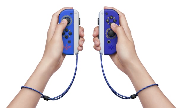 Nintendo Joy-Con Set (L+R) - The Legend of Zelda: Skyward Sword HD Edition Grå, Violett Bluetooth Spelplatta Analog / Digital Nintendo Switch