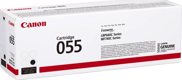 Canon 055 värikasetti 1 kpl Alkuperäinen Musta