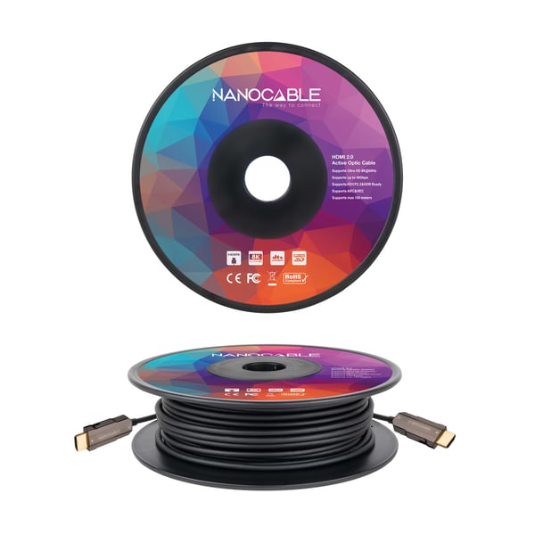 Nanocable 10.15.2040 HDMI-kabel 40 m HDMI Typ A (standard) Svart