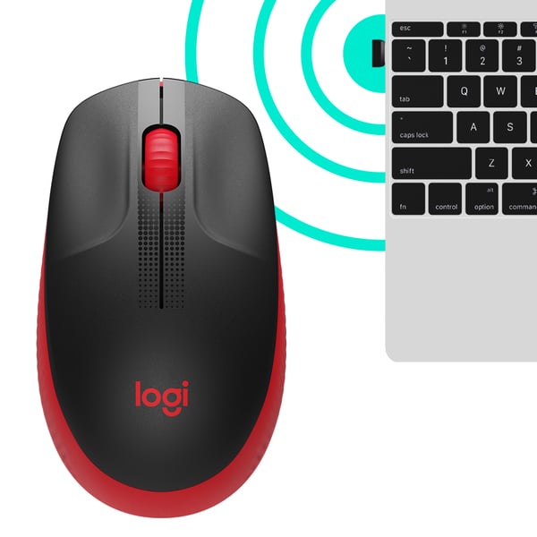 Logitech M190 - Mus - optisk - 3 knapper - trådløs - trådløs modtager (USB)