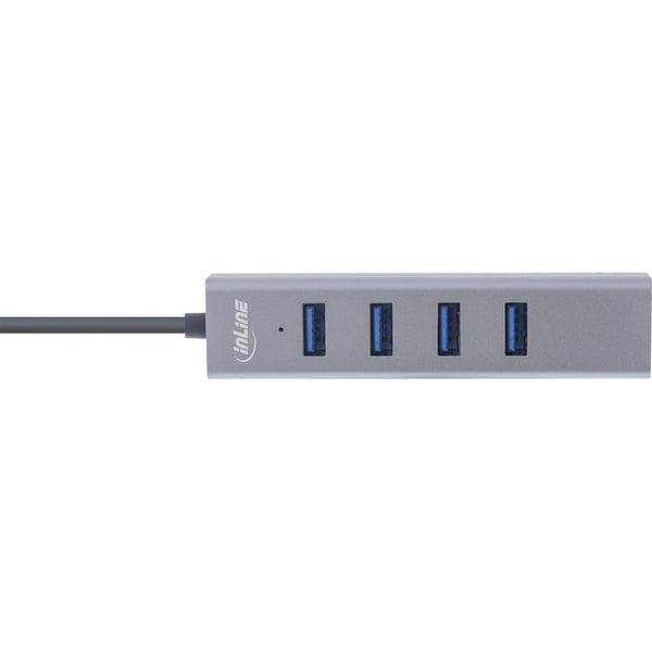 InLine 33271N interface hub USB 2.0 Type-C 5000 Mbit/s Grå