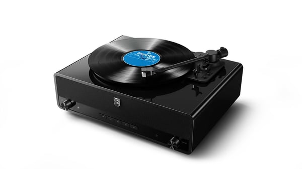 Philips TAV5000/10 grammofoner Remdriven skivtallrik Svart