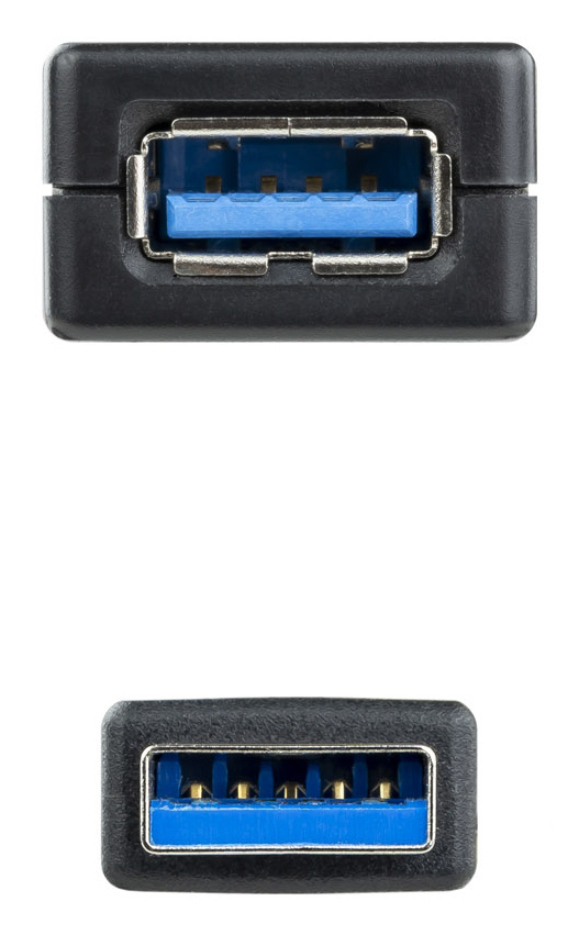 Nanocable 10.01.0313 USB-kabel USB 3.2 Gen 1 (3.1 Gen 1) 15 m USB A 5 Gbit/sek. Sort
