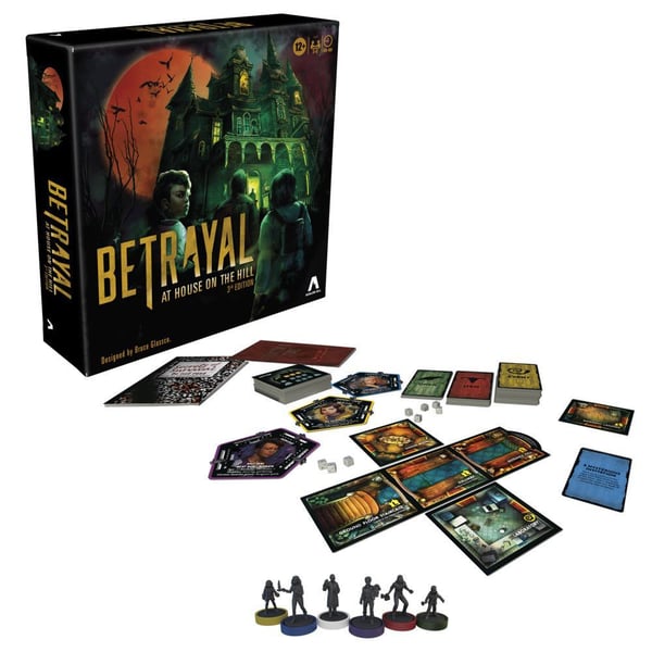 Hasbro Gaming Avalon Hill Betrayal at House on the Hill 3rd Edition Brætspil Rejser/eventyr