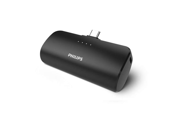 Philips DLP2510C/03 powerbank Lithium-Ion (Li-Ion) 2500 mAh Trådløs opladning Sort