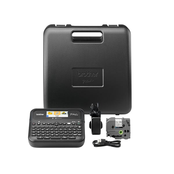 Brother PT-D610BTVP etiketprinter Termisk overførsel 180 x 360 dpi 30 mm/sek. Kabel & trådløs TZe Bluetooth