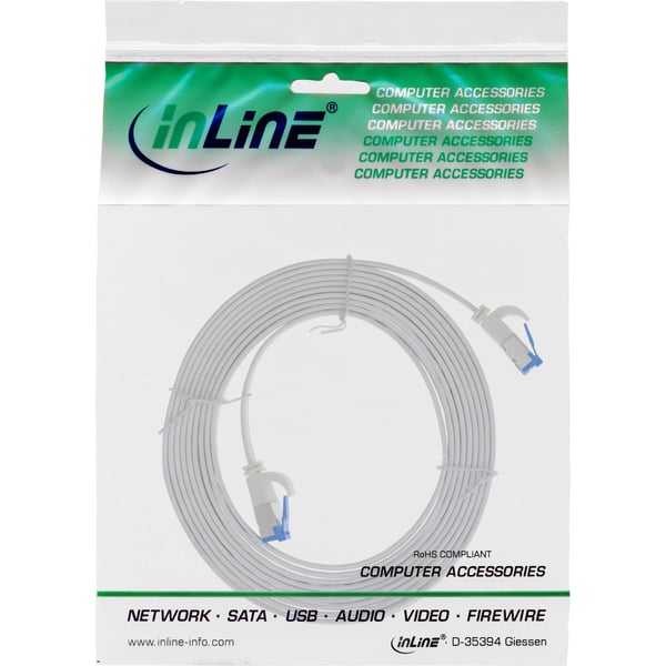 InLine 75714W netværkskabel Hvid 1,5 m Cat6a U/FTP (STP)