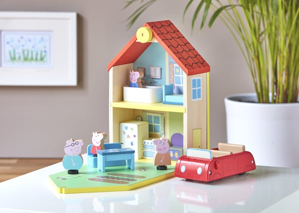 BOTI Peppa Pig - Wooden Family Home dukkehus
