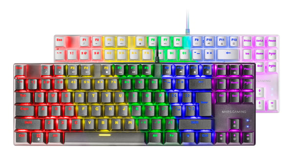 Mars Gaming MK80 tastatur Spil USB QWERTY US engelsk Sort
