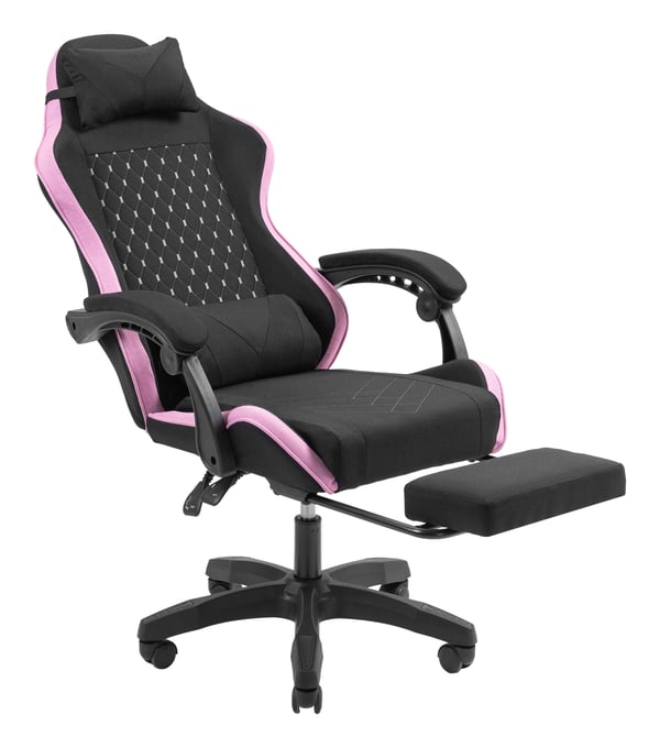 Mars Gaming MGC-X Fabric PC-pelituoli pehmustettu istuin Musta, Vaaleanpunainen
