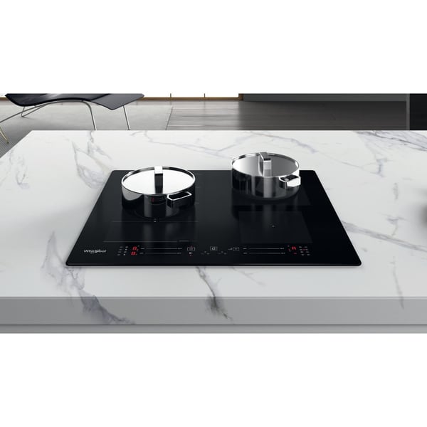 Whirlpool WF S0160 NE Svart Inbyggd 60 cm Induktionshäll med zon 4 zone(s)