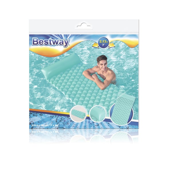 Bestway 44020 pool- och badmadrass Grön, Rosa, Gul Vinyl