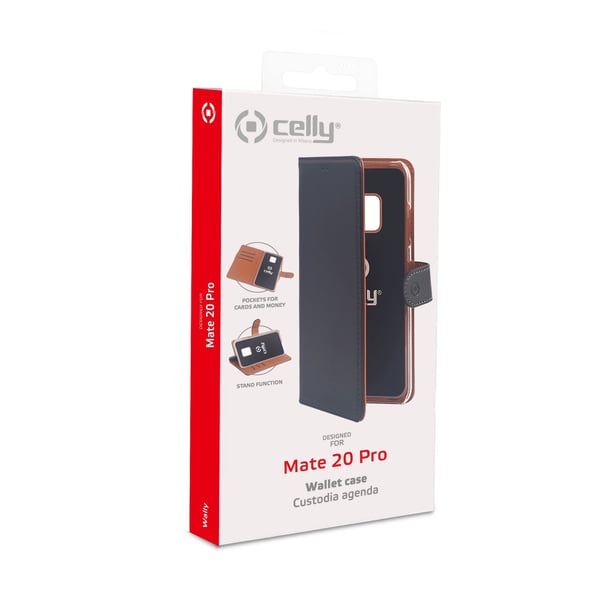 Celly WALLY794 mobiltelefon etui 16,2 cm (6.39") Folie Sort