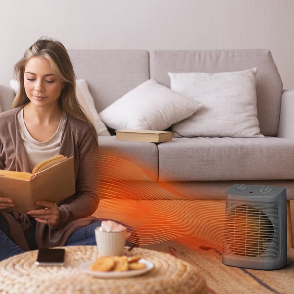 Rowenta Instant Comfort Compact SO2321 inomhus Grå 1800 W Elektrisk värmefläkt