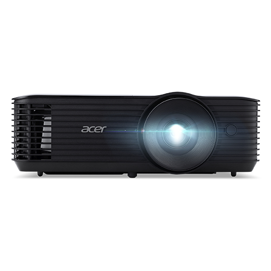 Acer Essential X1128H Standard throw-projektor 4500 ANSI-lumen DLP SVGA (800x600) 3D kompatibilitet Svart