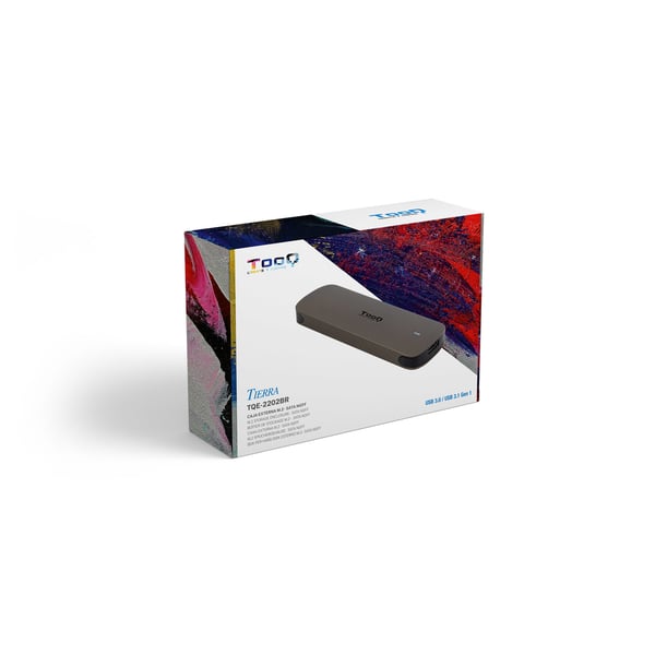 TooQ TQE-2202BR drevkabinet SSD kabinet Brun M.2